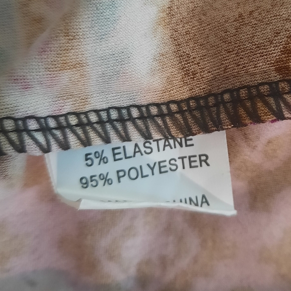 Merchant paisley boho fringe lace top blouse large NWOT *C2 - Picture 5 of 6